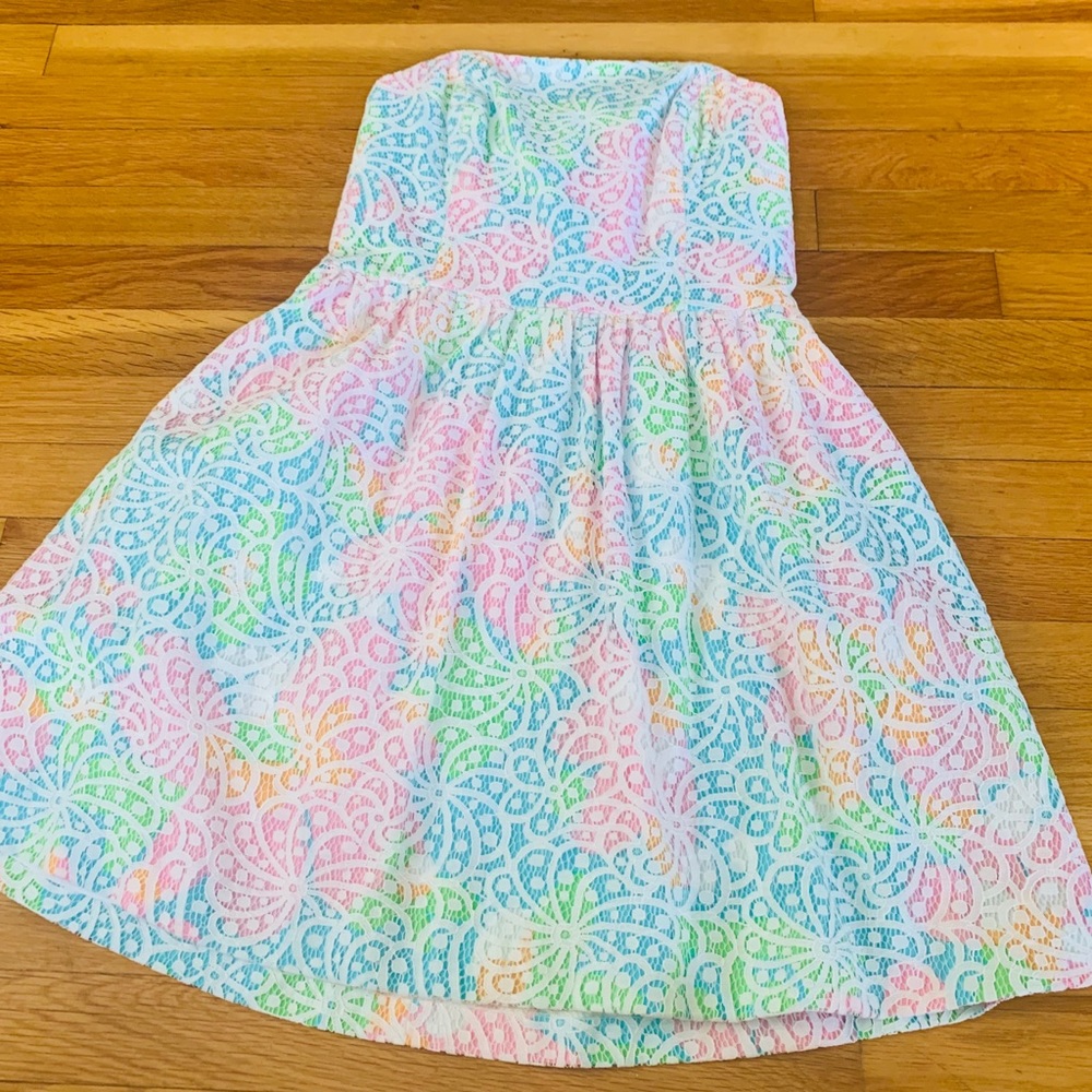 Lilly Pulitzer sz 4 strapless dress